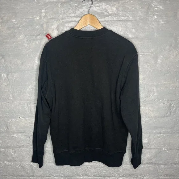 Diesel x Coca Cola Men’s Pullover Black Cotton Blend Ribbed Jumper Sweater Small - Picture 2 of 13